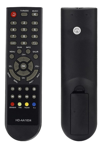 Control Remoto Hd-aa1604 Compatible Con Gelect Lcd Smart Tv