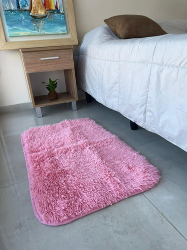 90x50 Cm Alfombras Nórdicas Pelo Largo Costado De Cama