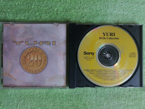 Eam Cd Yuri 20 De Coleccion 1993 Lo Mejor Sus Grandes Exitos