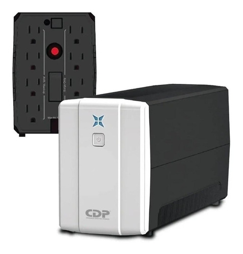 UPS Chicago Digital Power R-Series R-UPR758 750VA entrada y salida de 120V CA negro
