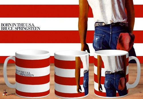 Taza Bruce Springsteen Born In The Usa 4k Art