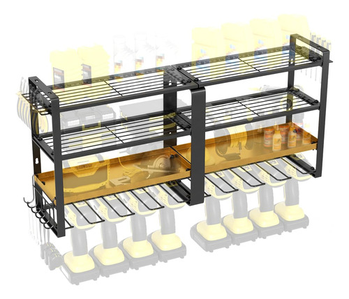 Organizador Herramienta Electrica Soporte Pared Para 8 4 6