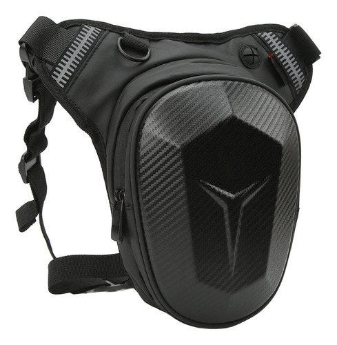 Bolsa For Motocicleta Drop Leg Pack Con Franja Reflectante