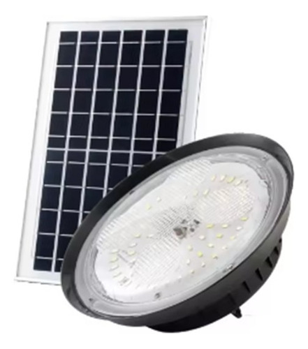 Lampara Campana Led Ufo Con Panel Solar 200w Ip67