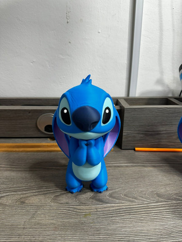 Stitch 3d Con Corazón Personalizado - 20cm