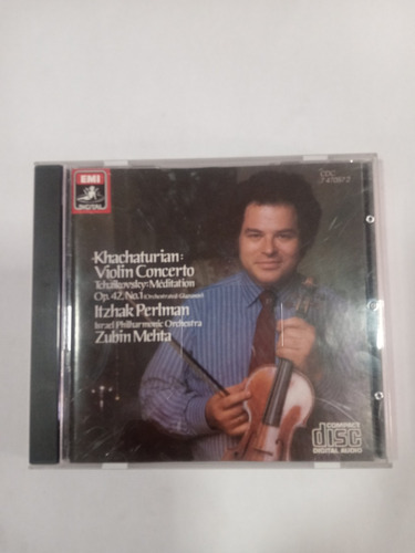 Cd - Khachaturian Violin Concerto Perlman Zubin Metha