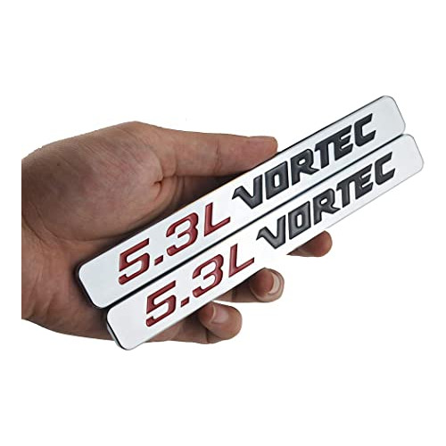 Emblemas Del Motor Silverado Z71 Sierra 5.3l Vortec, Pl...