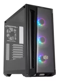 Case Mid Tower Cooler Master Box Mb520 Argb V/ Templado Color Negro