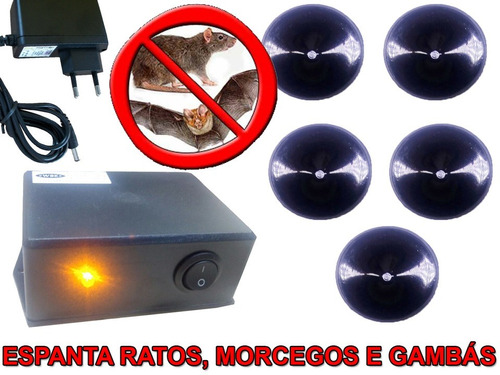 Repelente Eletronico Contra Gambas Ratos E Morcegos 1000m2