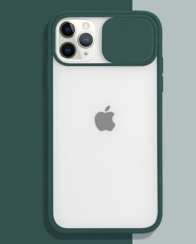 Capa Hybrid Com Proteção Lente P/ Apple iPhone 11 Pro Verde