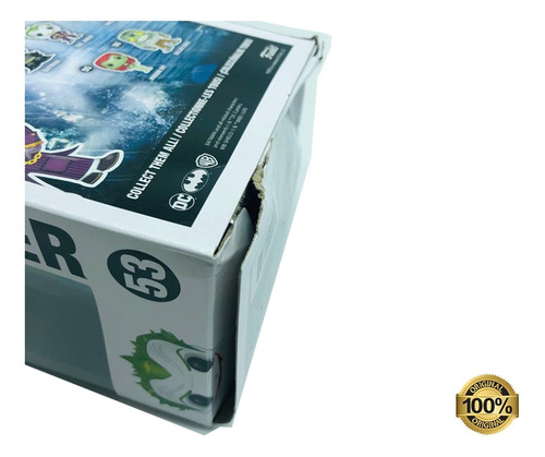 Funko Pop Joker 53 Batman Arkham Asylum Caja Lastimada