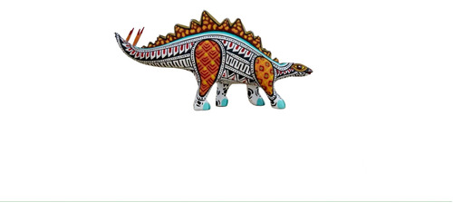 Figura Alebrije Estegosaurio, Escultura De Dinosaurio