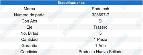 Maza Rueda Trasera Honda Element 03-11 Rodatech 5629519