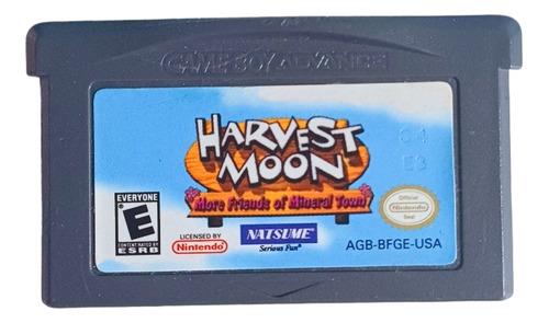 Harvest Moon More Friends Of Mineral Town Game Boy Advance 