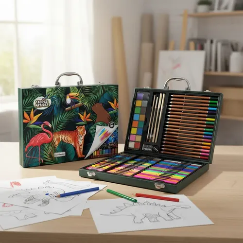 Kit De Lápices De Dibujo De 118 Piezas, Rotuladores De Arte