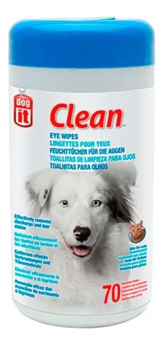 Dogit Toallitas Limpieza Ojos 70 Unidades - Perro / Gato L&h