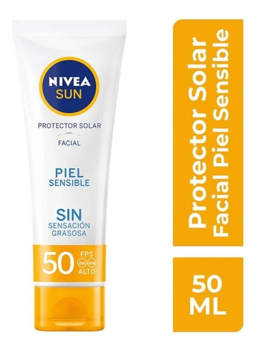 Protector Solar Nivea Sun Fps 50 Piel Sensible