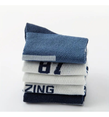 Calcetines Para Niños Algodón 12 Pares Transpirables Cómodos