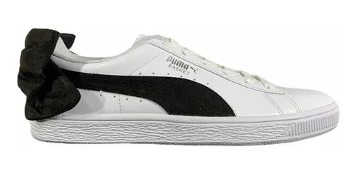 Tenis Puma Basket Bow Blanco 367353-03 Look Trendy