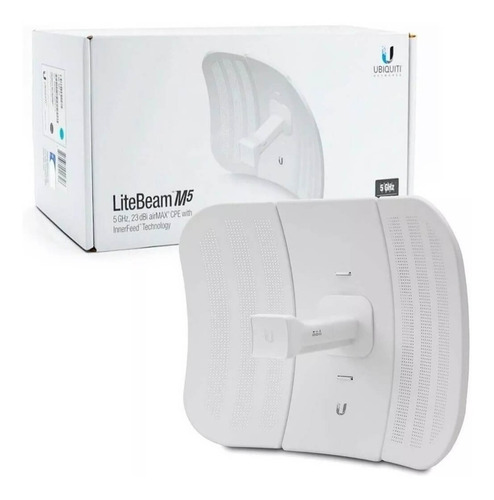 Imagen 1 de 3 de Antena Cpe Exterior Ubiquiti Litebeam M5 Airmax 23dbi 5ghz