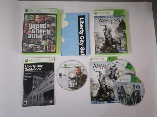 Combo Gta Iv 4 + Assassins Creed 3 Xbox 360