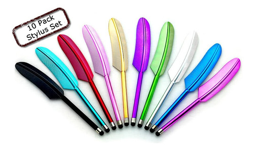 Caneta capacitiva de 10 unidades para descarte