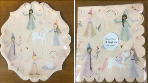 Kits De Fiesta De Unicornios Y Princesas Para Niñas 24unid.