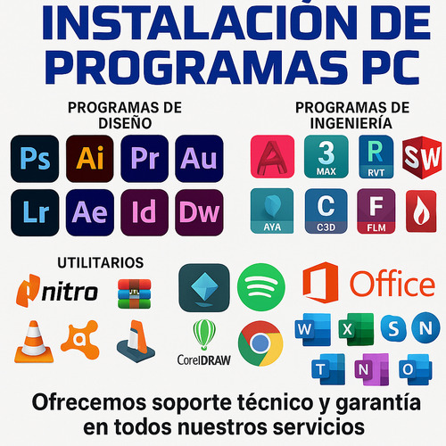 Instalación De Todo Tipo De Programas!