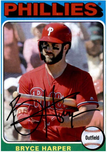 2019 Topps Archives 200 Bryce Harper Tarjeta De Béisbol De L