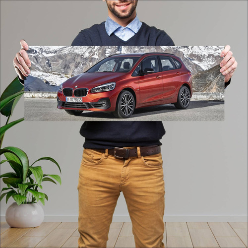 Cuadro 30x80cm Auto 2018 Bmw 2 Series Active Tou 607