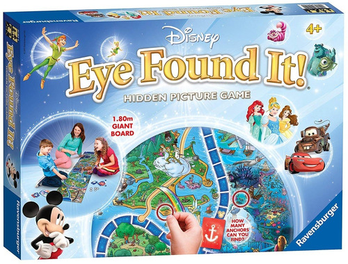 Juego De Mesa Eye Found It!  Disney, E Ingles, Ravensburger