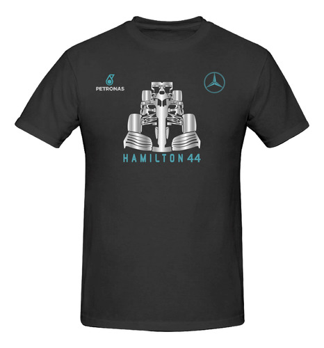 Playera Mod Mercedes Hamilton 44 Estampado Reflejante