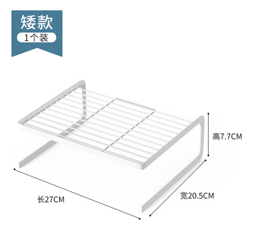 Escurreplatos Blanco Kitchen Rack De Acero Al Carbono