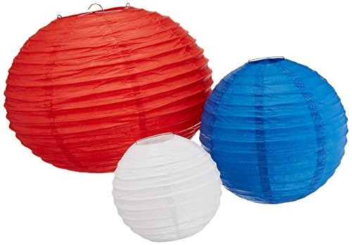 Amscan Fourth Of July Party Round Lantern Hanging