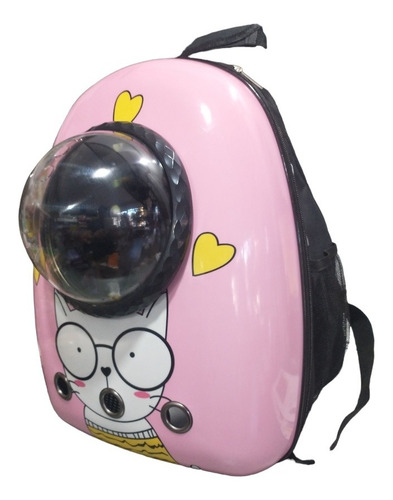 Imagen 4 de 6 de Mochila Bolso Mascotas Gato Perro Transparente Con Burbuja