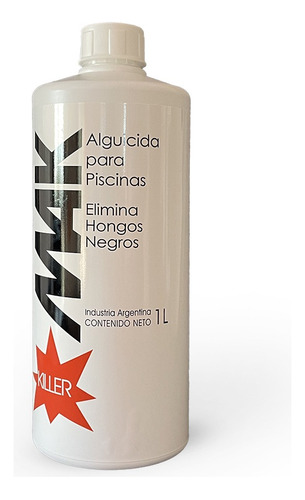 Mak Killer Alguicida Piscina Elimina Hongos Negros X 1 Lt