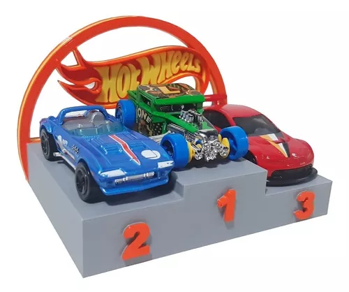 Pódio Para Carrinho Pista Hot Wheels