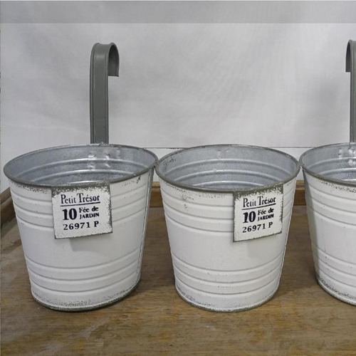 Macetas Colgantes Para Flores, Cesta De Hierro Para Regalo,