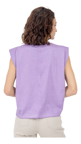 Playera Medio Hombro Estampada Para Mujer Forever 21