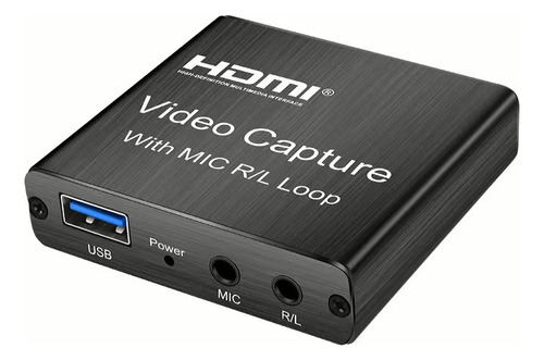 Tarjeta De Captura De Video Y Audio Hdmi Full Hd 1080p 60fps