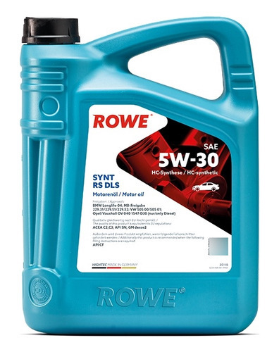 Aceite Rowe Hightec Synt Rs Dls 5w30 (5lt)