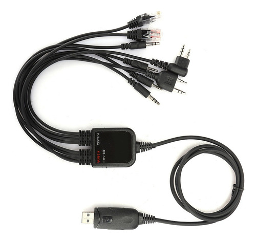 I Cable De Programación Usb 8 En 1 Para Kenwood,
