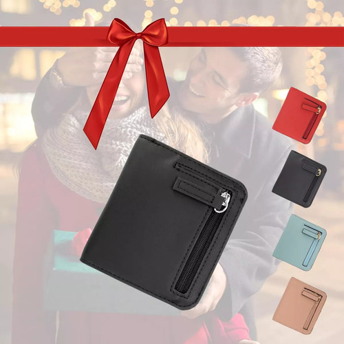 Cartera Mujer Pequeño Con Rfid Bloquea, Mini Monedero Jr