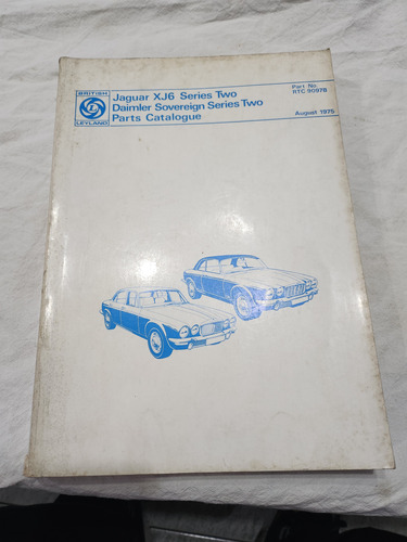 Manual Despiece Jaguar Xj6 Serie 2 Año 1975