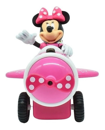 Minnie Mouse Avion Radio Control Disney Junior Jada Color Rosa Claro