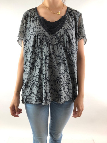 Blusa Apt.9 - Gris