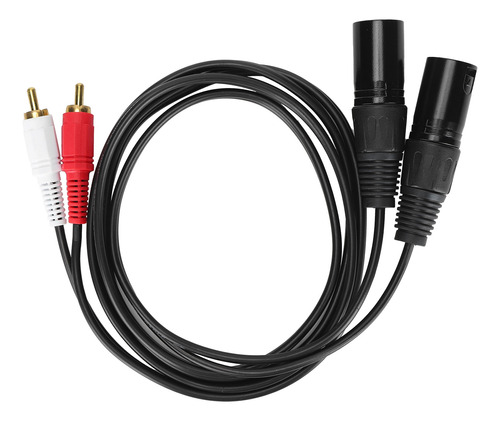 Cable De Micrófono Jorindo, Doble Macho, Xlr, A Doble Rca, H