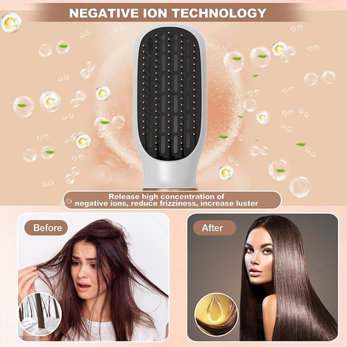 Cepillo Secador Yitrust 6 En 1 Con Secador De Pelo Desmontab