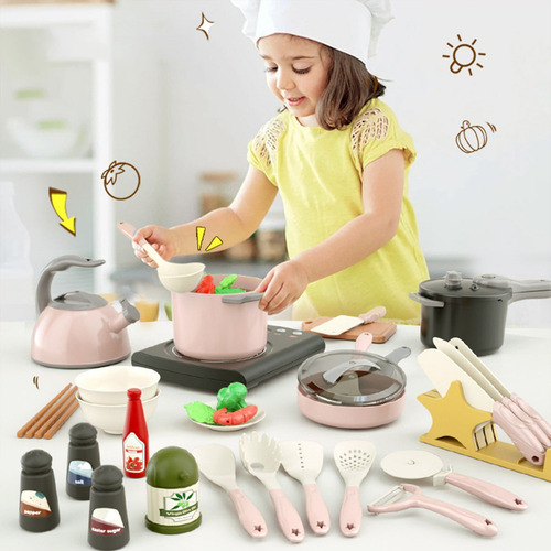 32 Piezas De Accesorios Para Juguetes De Cocina Para Niños,