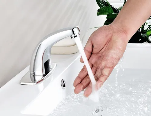Llave Griferia Lavamanos Con Sensor Para Apertura Automatico